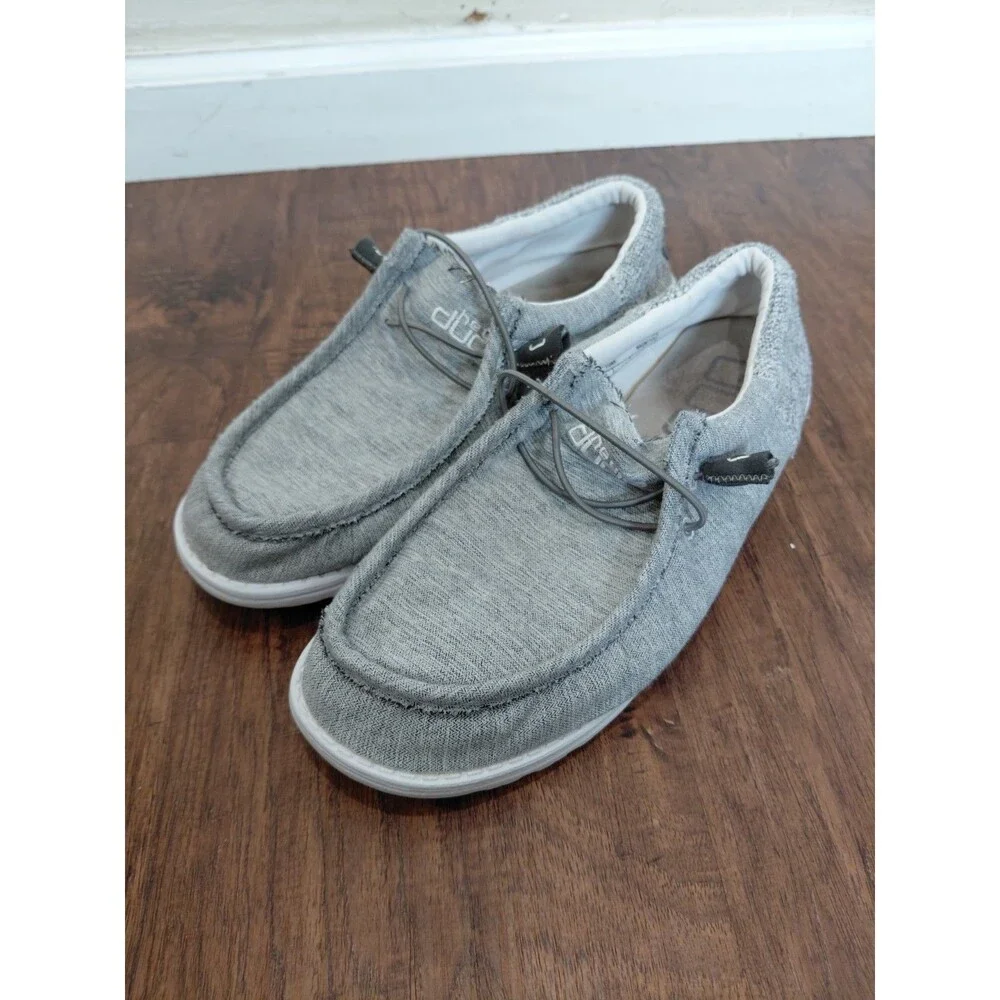 Hey Dude Wally Funk Magnetite Loafers Shoes Men's Sizes US 9 Gray